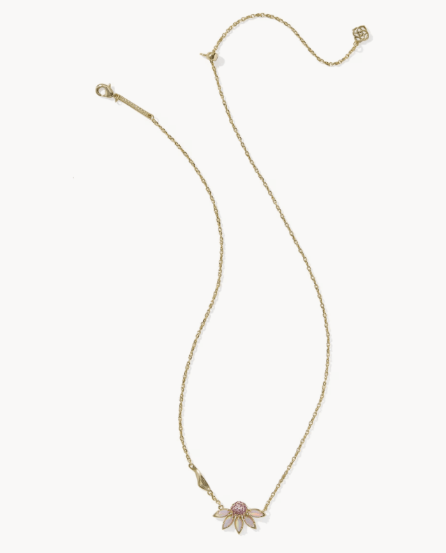 KS Anaya Flower Short Pendadnt Necklace - Southern Soule Designs