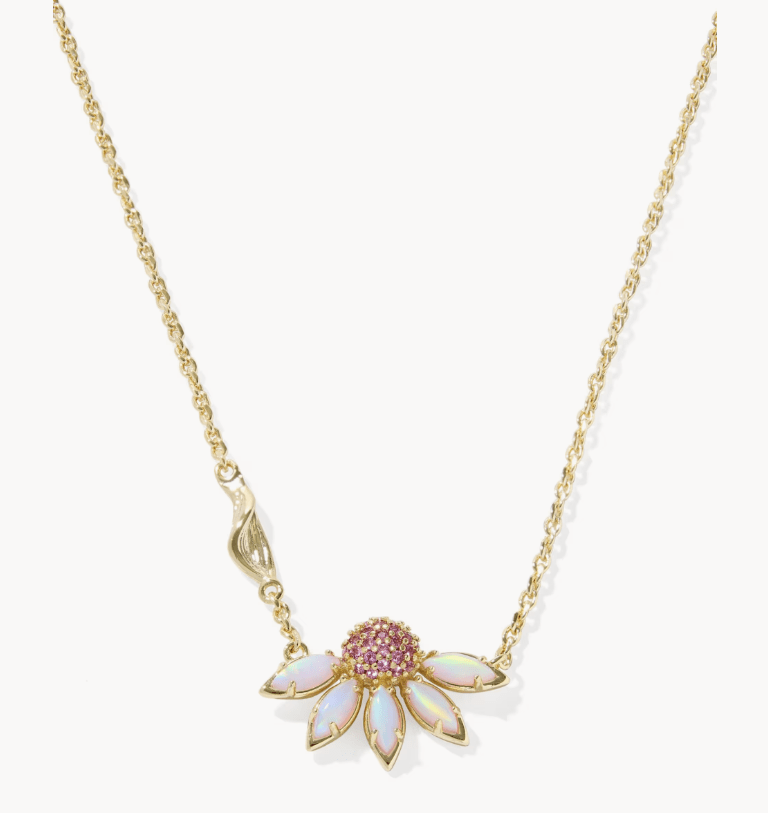 KS Anaya Flower Short Pendadnt Necklace - Southern Soule Designs