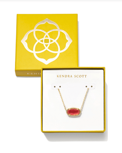 KS Boxed Elisa Pendant Necklace Gold - Southern Soule Designs