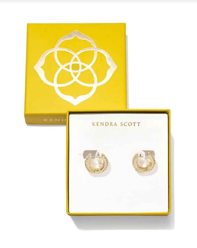 KS Boxed Mikki Pave Huggie - Southern Soule Designs