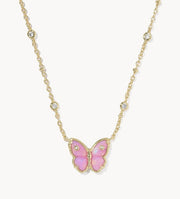 KS Cailey Butterfly Short Pendant Necklace - Southern Soule Designs