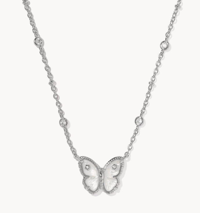 KS Cailey Butterfly Short Pendant Necklace - Southern Soule Designs