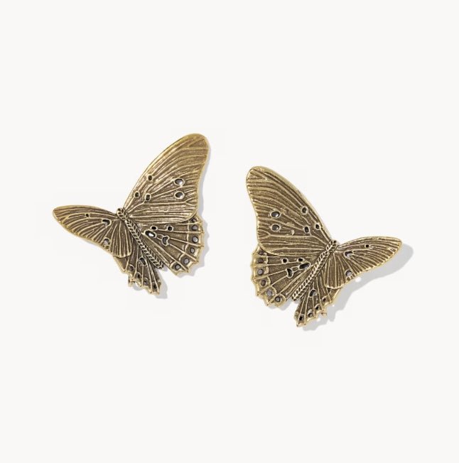 KS Cailey Butterfly Statement Stud Earrings - Southern Soule Designs