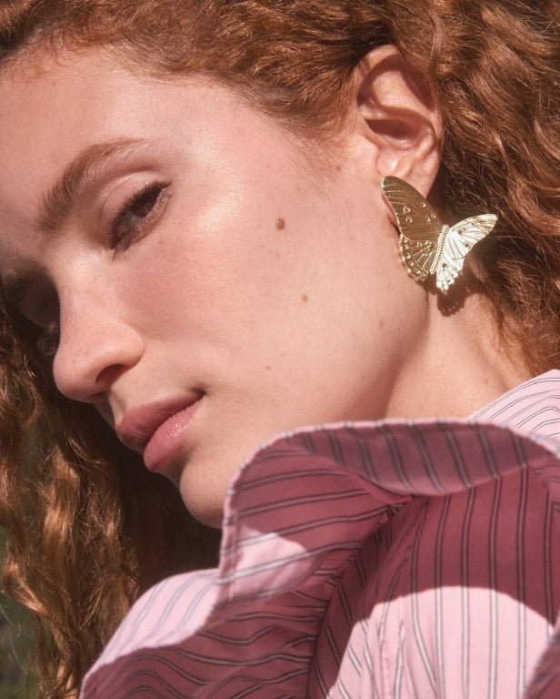 KS Cailey Butterfly Statement Stud Earrings - Southern Soule Designs
