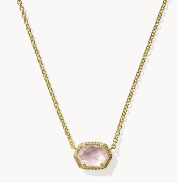 KS Dahpne Gold Frame Pendant Necklace - Southern Soule Designs