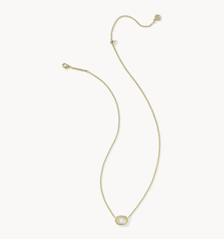 KS Dahpne Gold Frame Pendant Necklace - Southern Soule Designs