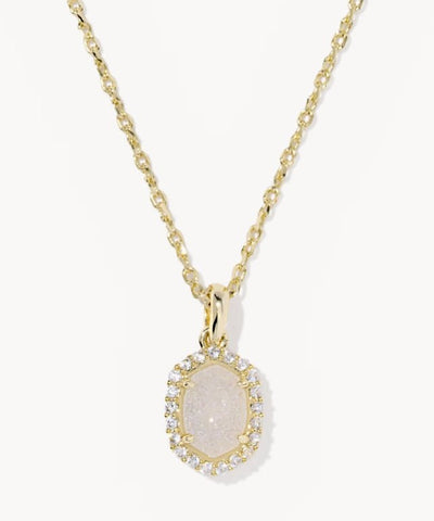 KS Daphne Crystal Frame Pendant Necklace - Southern Soule Designs