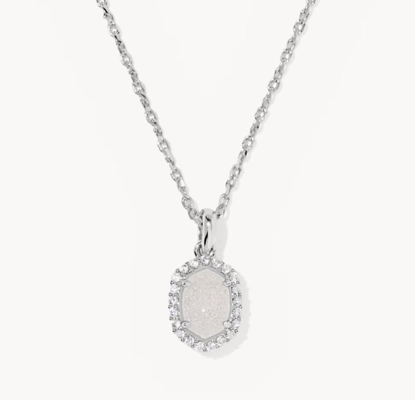 KS Daphne Crystal Frame Pendant Necklace - Southern Soule Designs