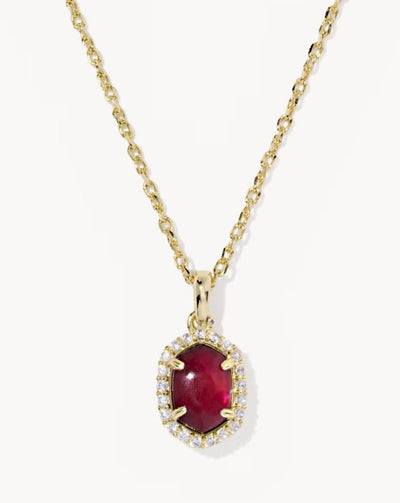 KS Daphne Crystal Frame Pendant Necklace - Southern Soule Designs