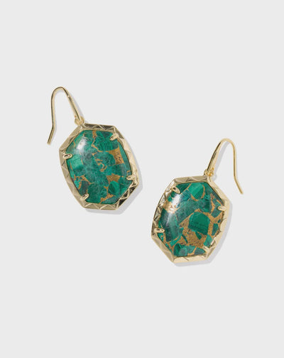 KS Daphne Drop Earring Gold - Southern Soule Designs