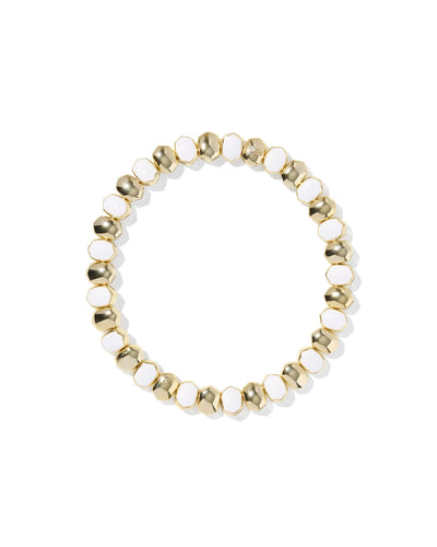 KS Daphne Enamel Stretch Bracelet Gold - Southern Soule Designs
