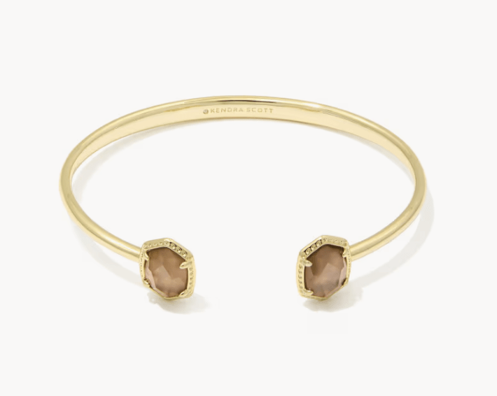 KS Daphne Gold Frame Cuff Bracelet - Southern Soule Designs
