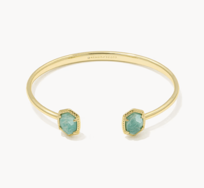 KS Daphne Gold Frame Cuff Bracelet - Southern Soule Designs