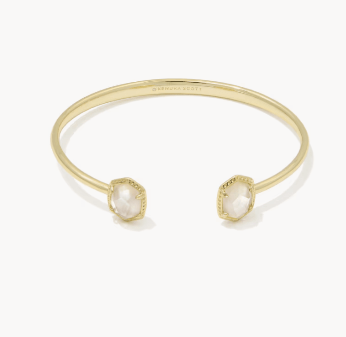 KS Daphne Gold Frame Cuff Bracelet - Southern Soule Designs