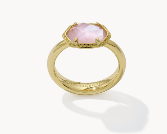 KS Daphne Gold Frame Ring - Southern Soule Designs