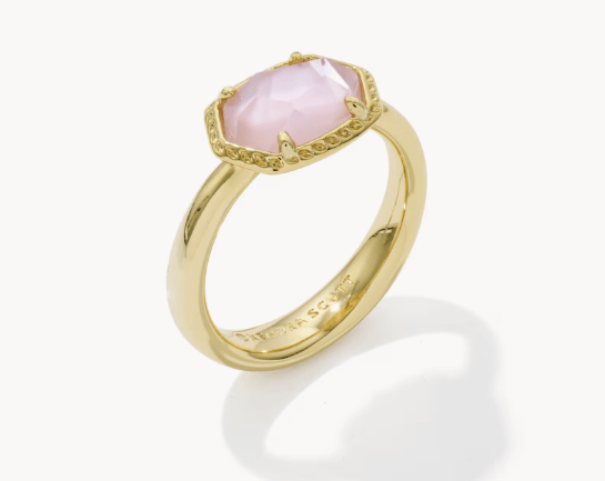 KS Daphne Gold Frame Ring - Southern Soule Designs