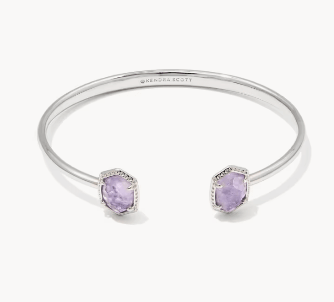 KS Daphne Silver Frame Cuff Bracelet - Southern Soule Designs