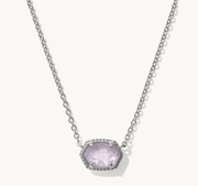 KS Daphne Silver Frame Pendant Necklace - Southern Soule Designs