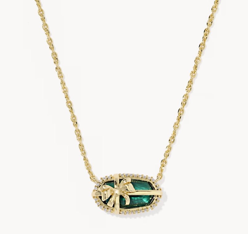 KS Elisa Bow Pendant Necklace - Southern Soule Designs