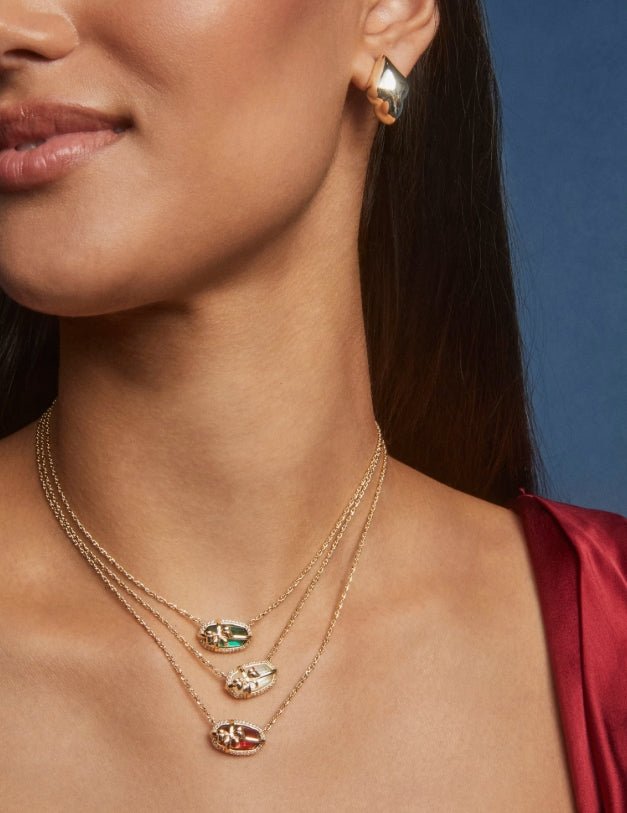 KS Elisa Bow Pendant Necklace - Southern Soule Designs