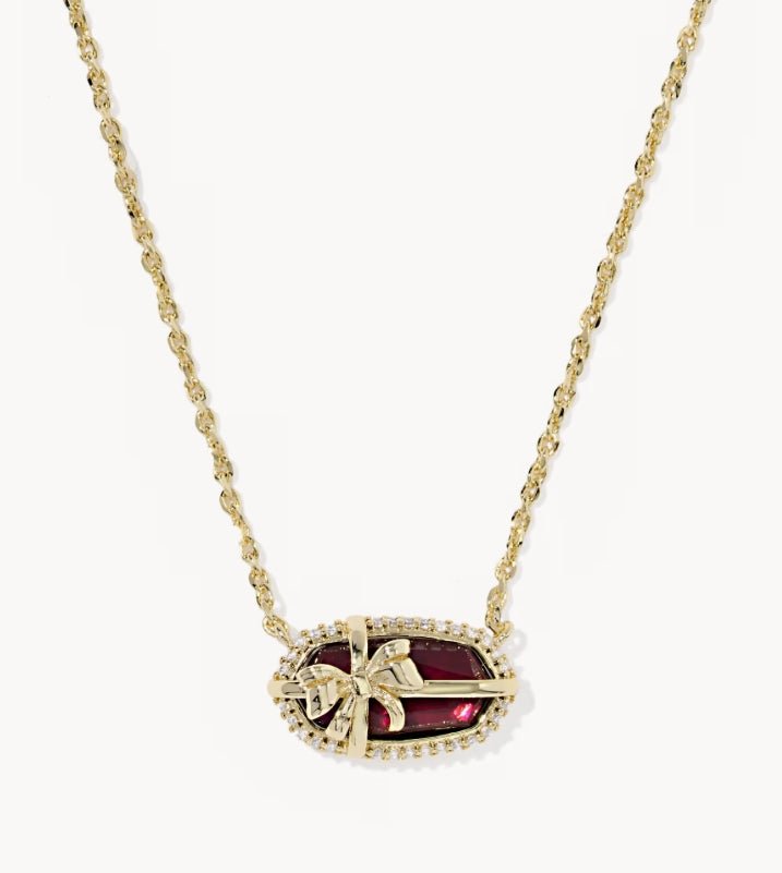 KS Elisa Bow Pendant Necklace - Southern Soule Designs