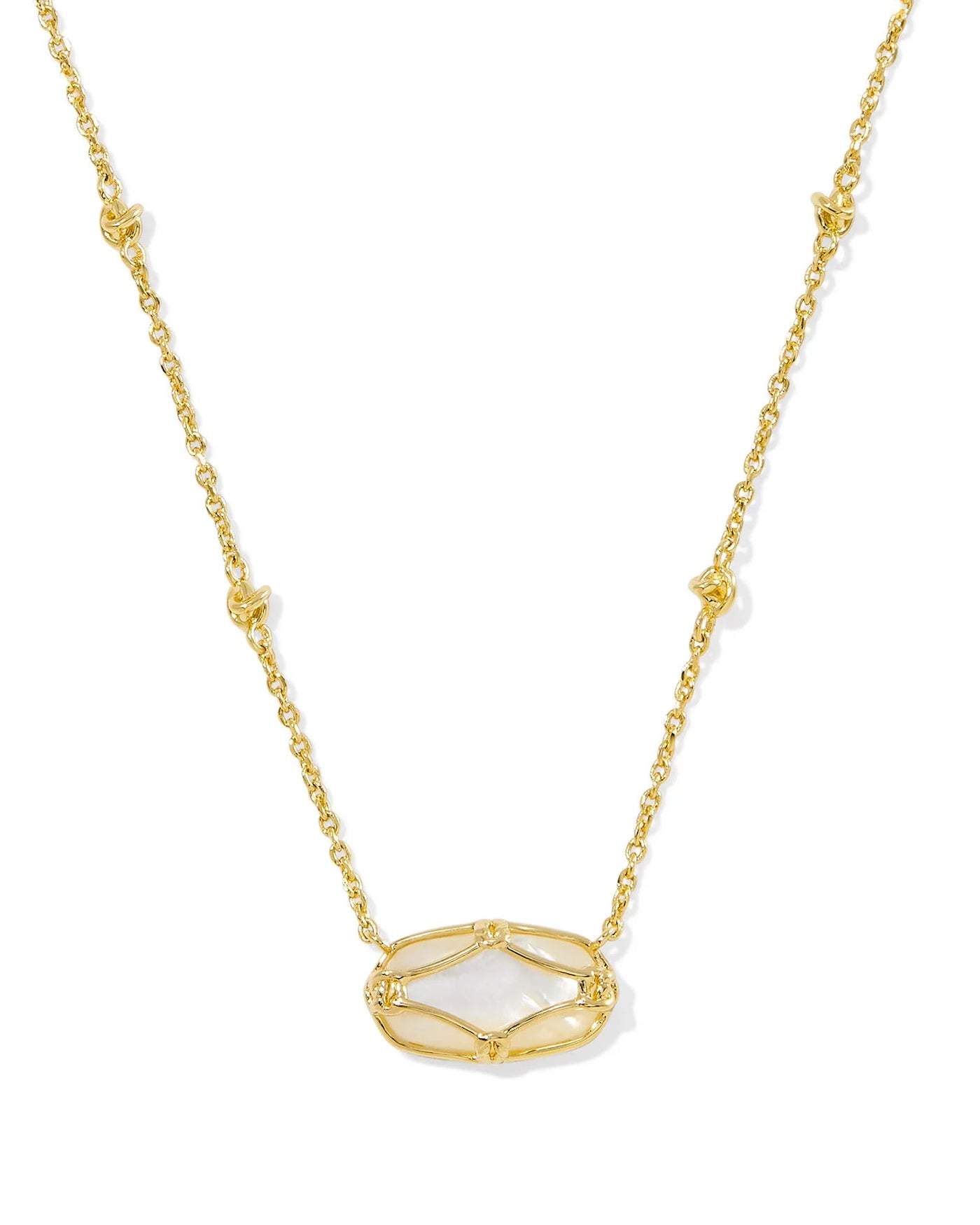 KS Elisa Lattice Gold Necklace - Southern Soule Designs