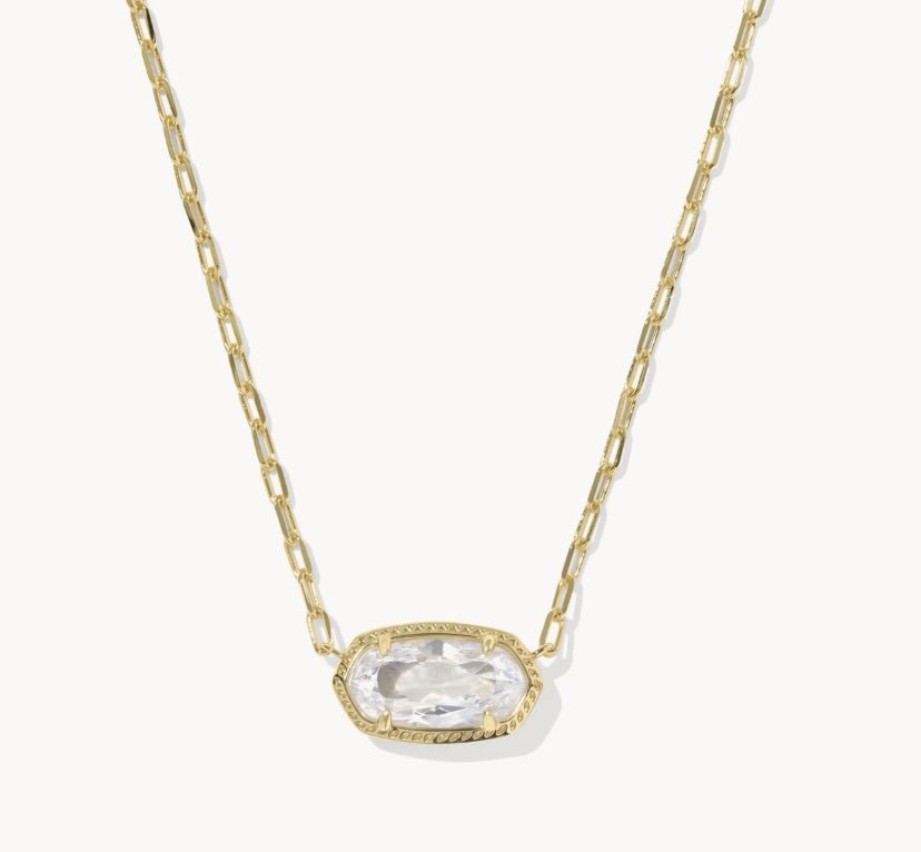 KS Elisa Luxe Gold Pendant Necklace - Southern Soule Designs