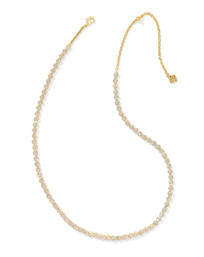 KS Emery Tennis Necklace Gold - Southern Soule Designs