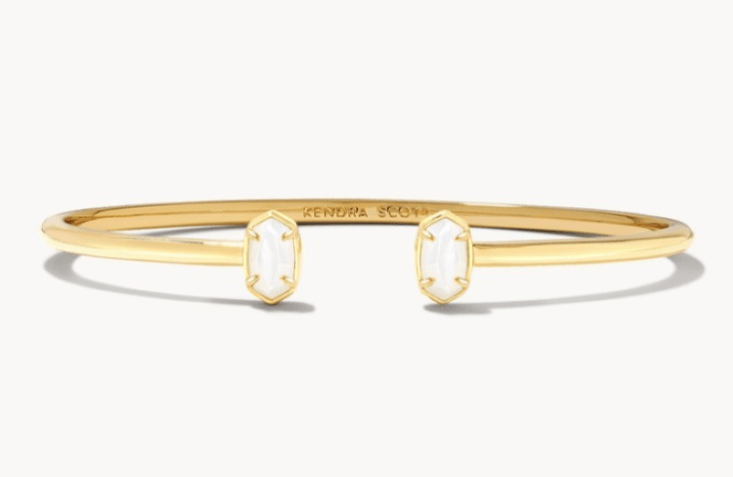 KS Emilie Gold Cuff Bracelet - Southern Soule Designs