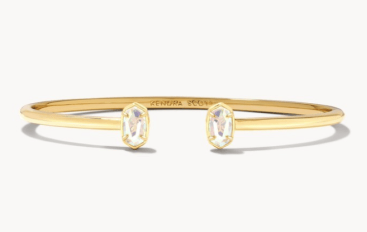 KS Emilie Gold Cuff Bracelet - Southern Soule Designs