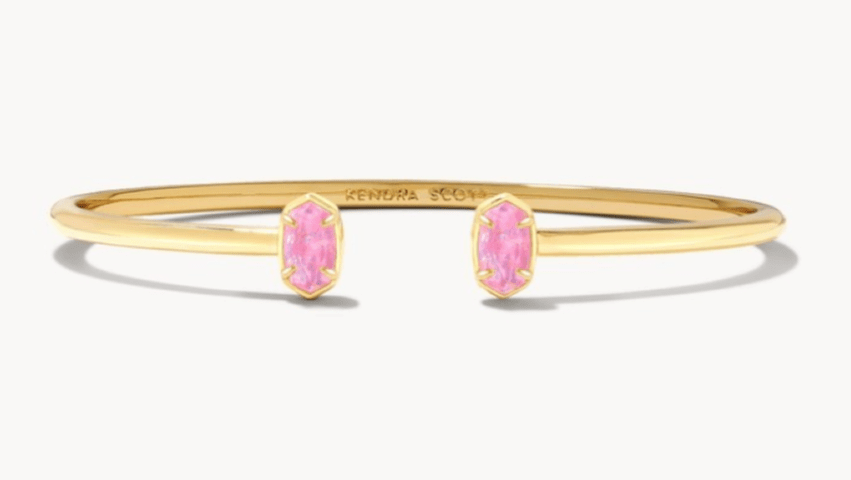 KS Emilie Gold Cuff Bracelet - Southern Soule Designs