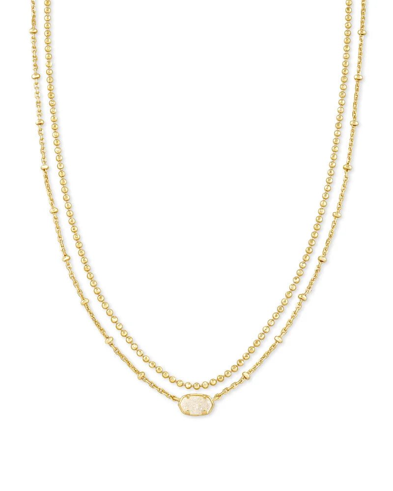 KS Emilie Multi Strand Gold Necklace - Southern Soule Designs