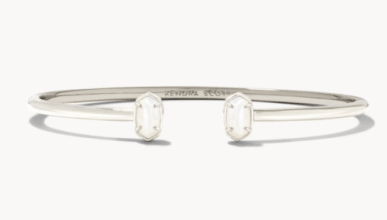 KS Emilie Silver Cuff Bracelet - Southern Soule Designs