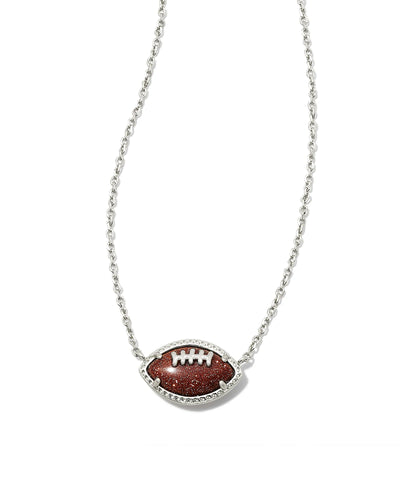 KS Football Pendant Necklace - Southern Soule Designs