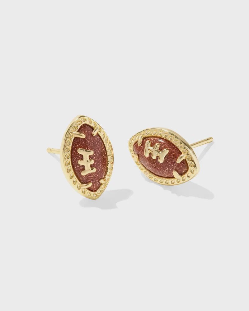 KS Football Stud Earring - Southern Soule Designs