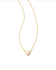KS Framed Ari Heart Gold Pendant Necklace - Southern Soule Designs