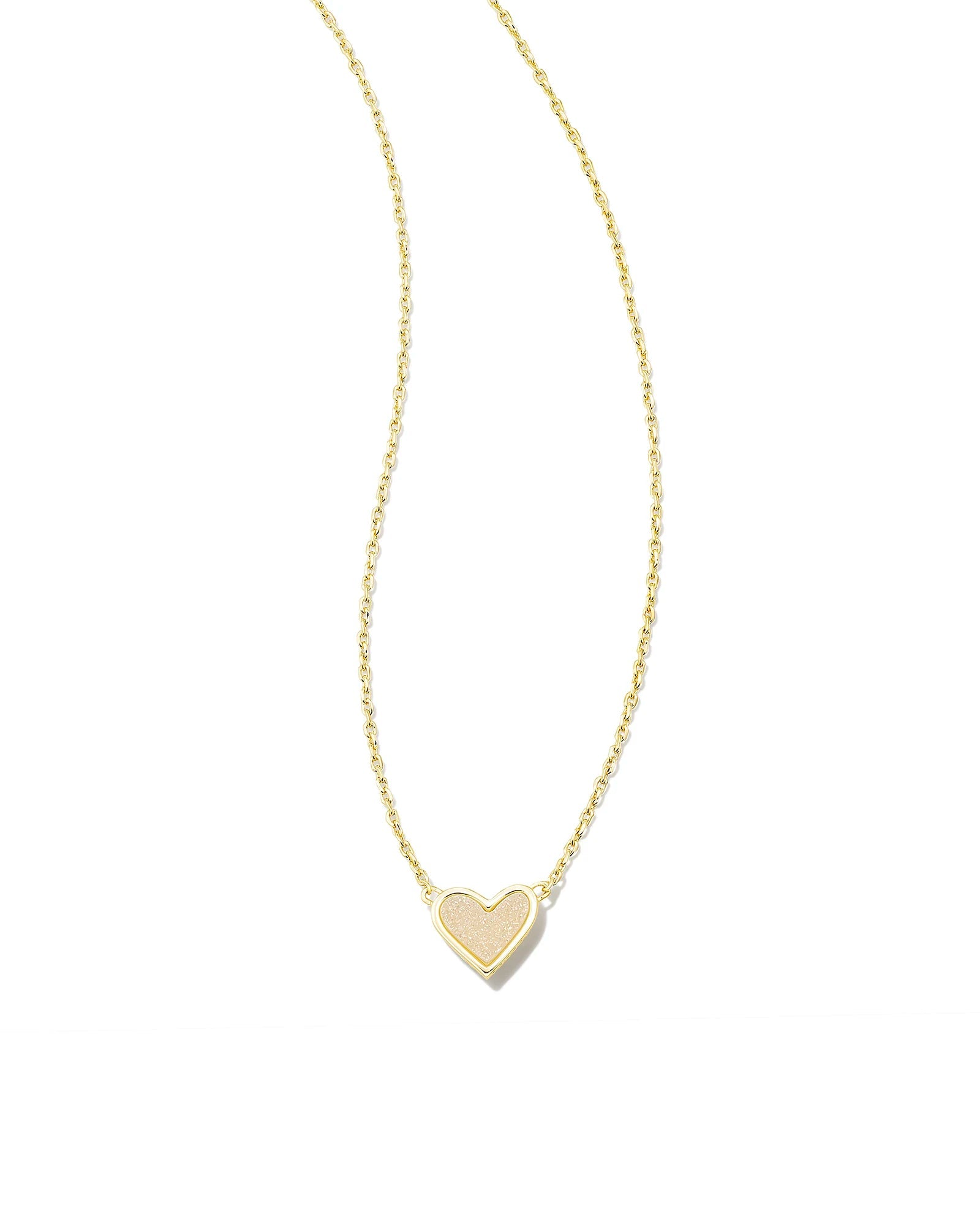 KS Framed Ari Heart Gold Pendant Necklace - Southern Soule Designs