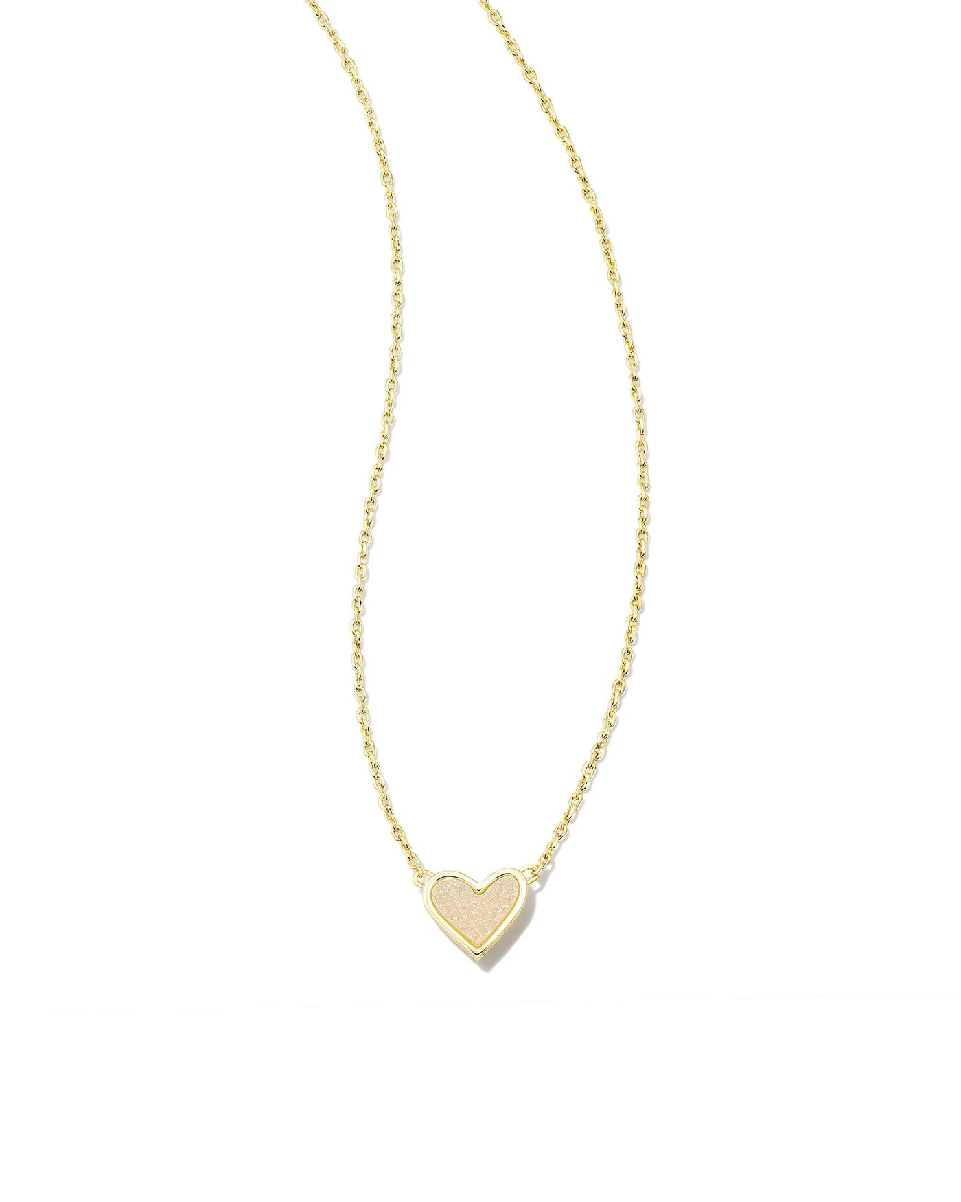 KS Framed Ari Heart Gold Pendant Necklace - Southern Soule Designs