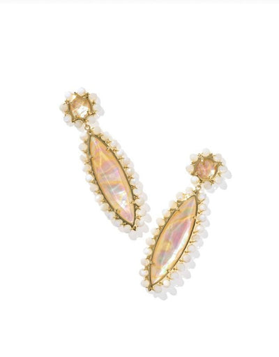 KS Genevieve Beaded STM Earrings - Southern Soule Designs