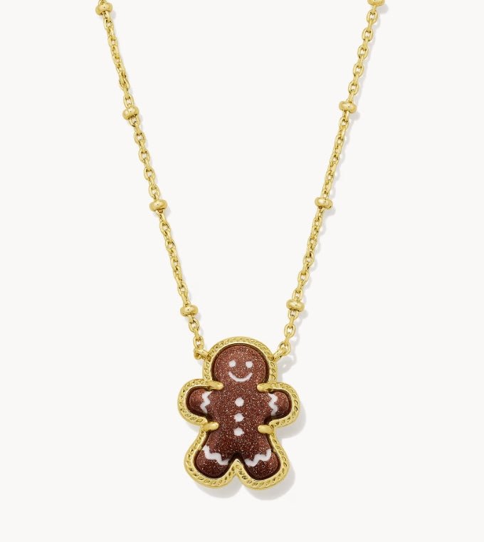 KS Gingerbread Pendant Necklace - Southern Soule Designs
