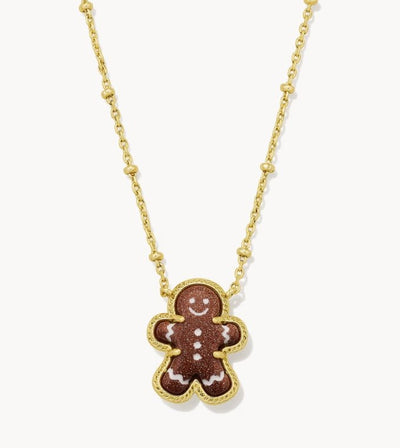 KS Gingerbread Pendant Necklace - Southern Soule Designs