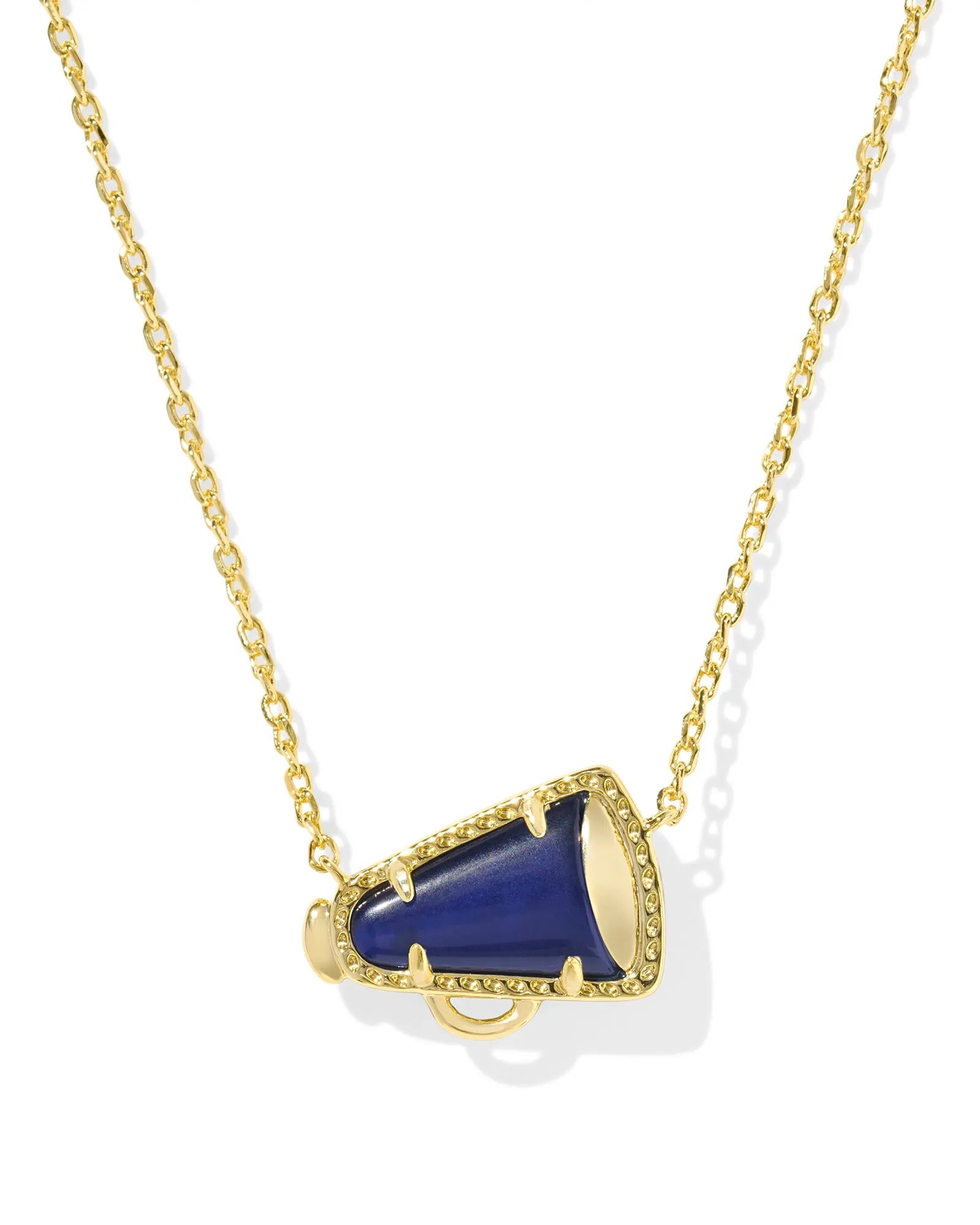 KS Gold Cheer Pendant Necklace - Southern Soule Designs