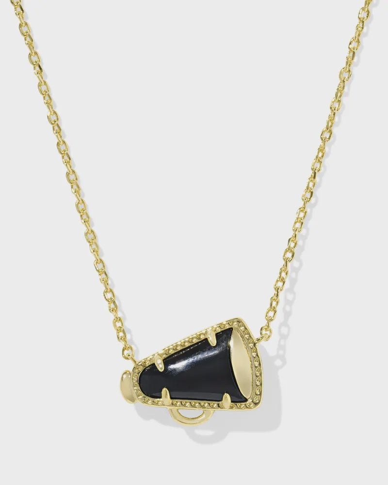 KS Gold Cheer Pendant Necklace - Southern Soule Designs