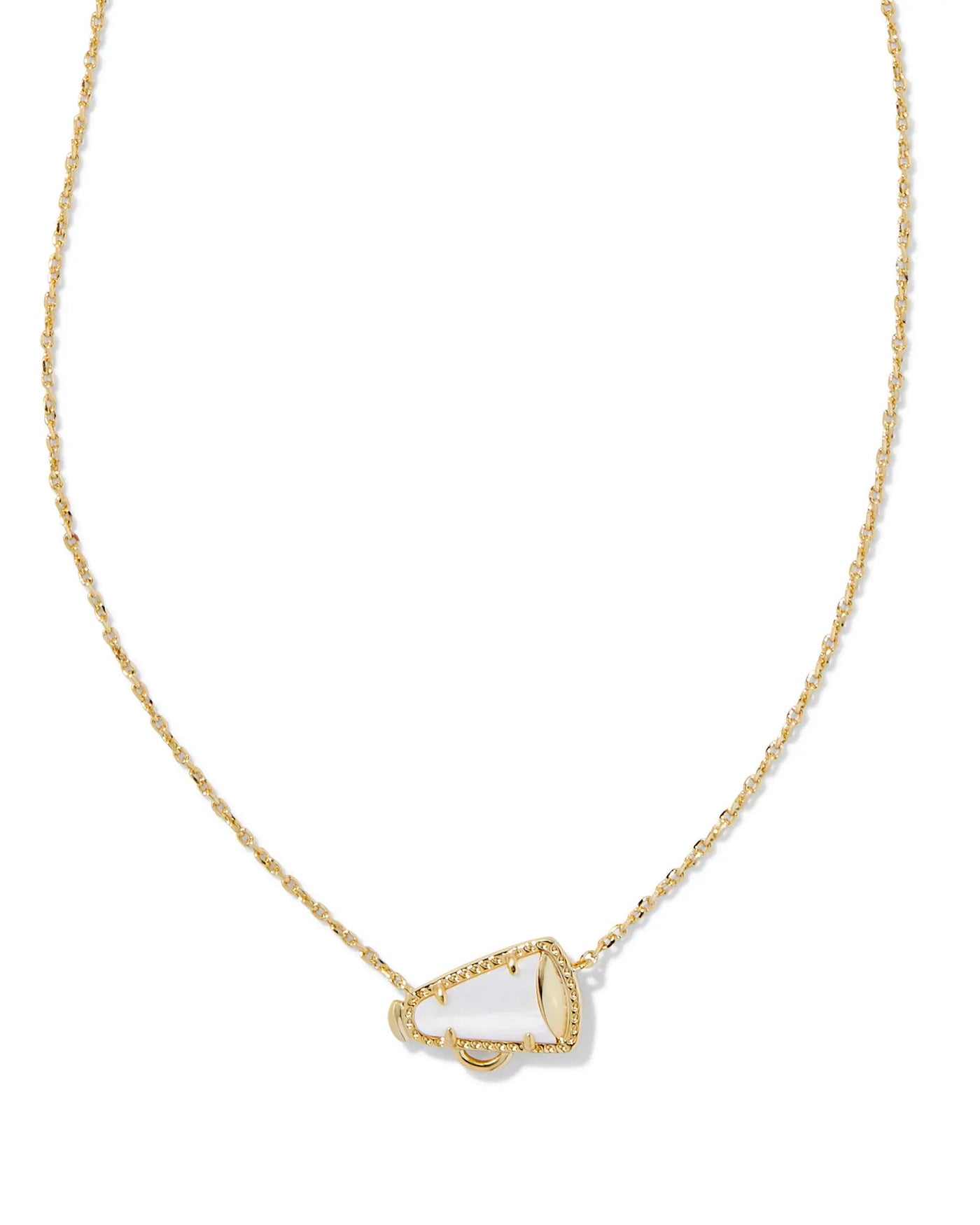 KS Gold Cheer Pendant Necklace - Southern Soule Designs