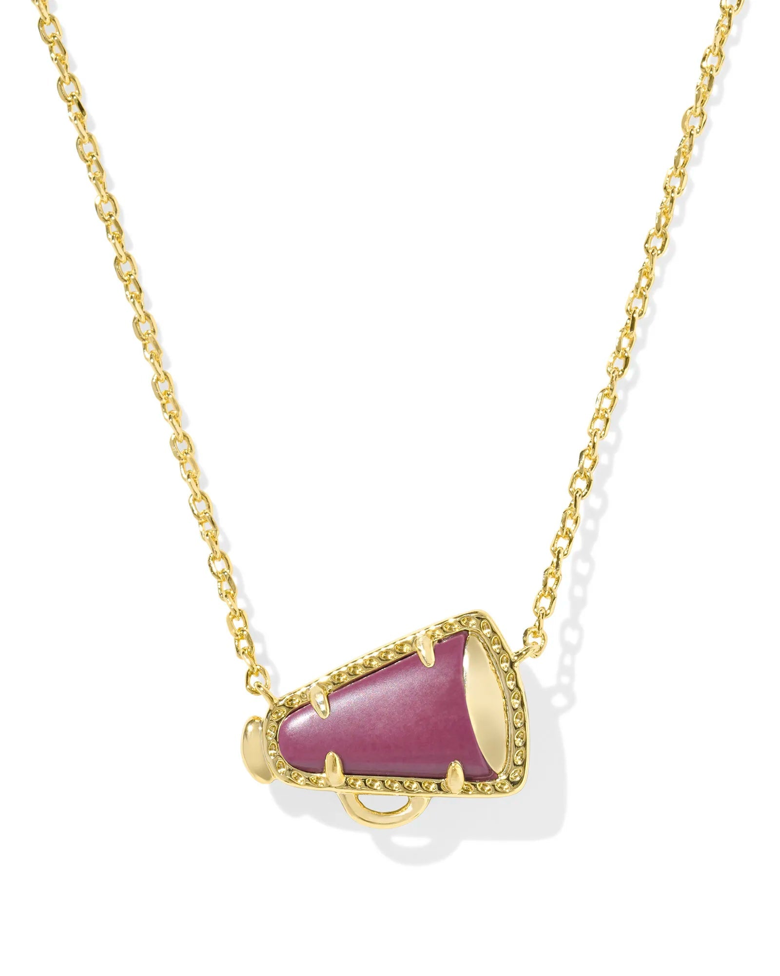 KS Gold Cheer Pendant Necklace - Southern Soule Designs