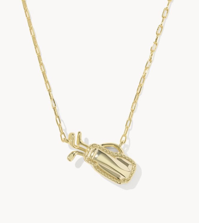 KS Golf Short Pendant Necklace Ivory MOP - Southern Soule Designs