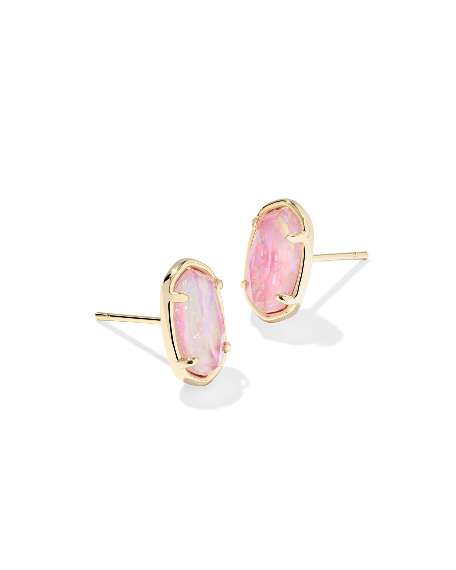 KS Grayson Stone Stud Gold - Southern Soule Designs