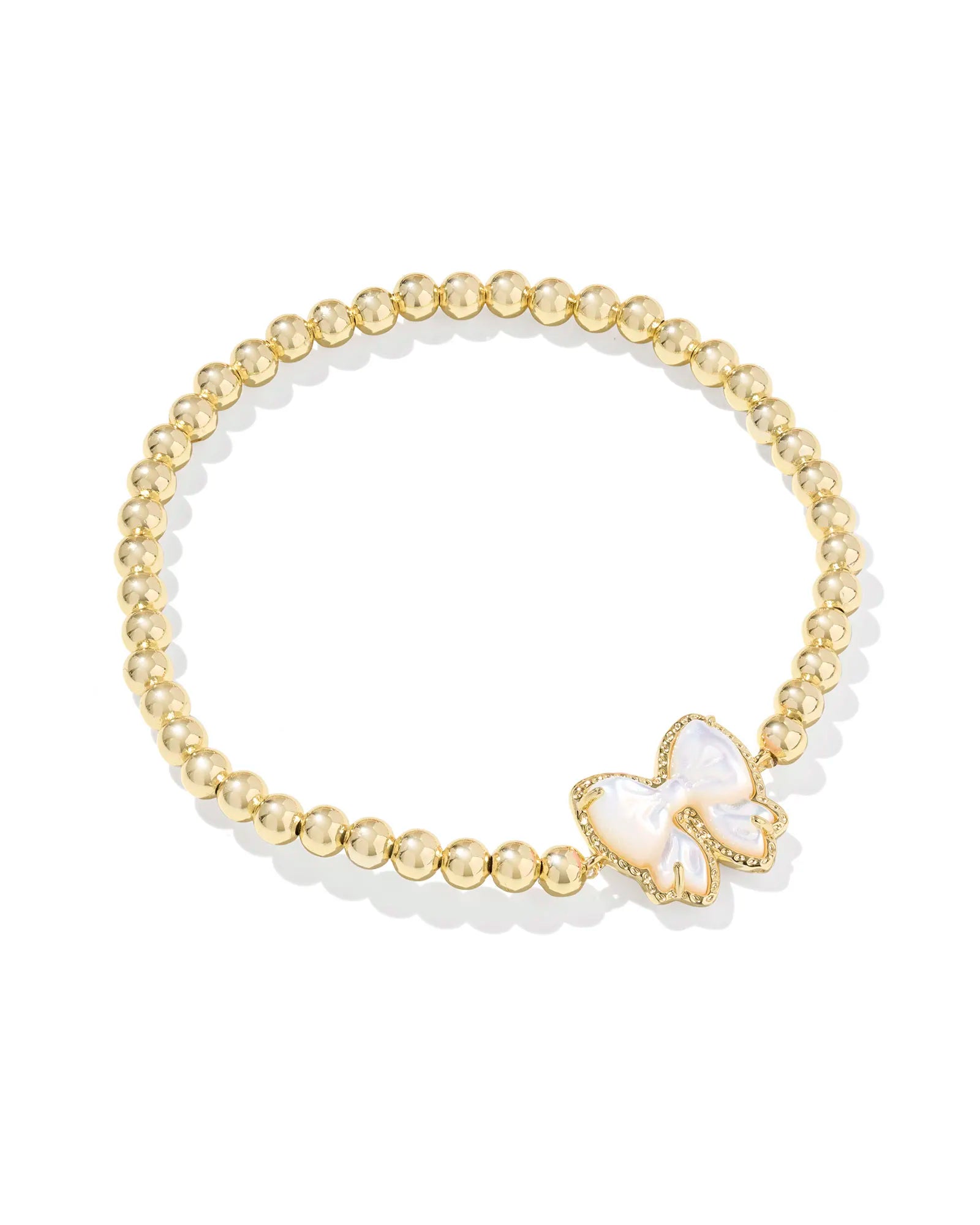 KS Haley Bow Stretch Bracelet Gold - Southern Soule Designs