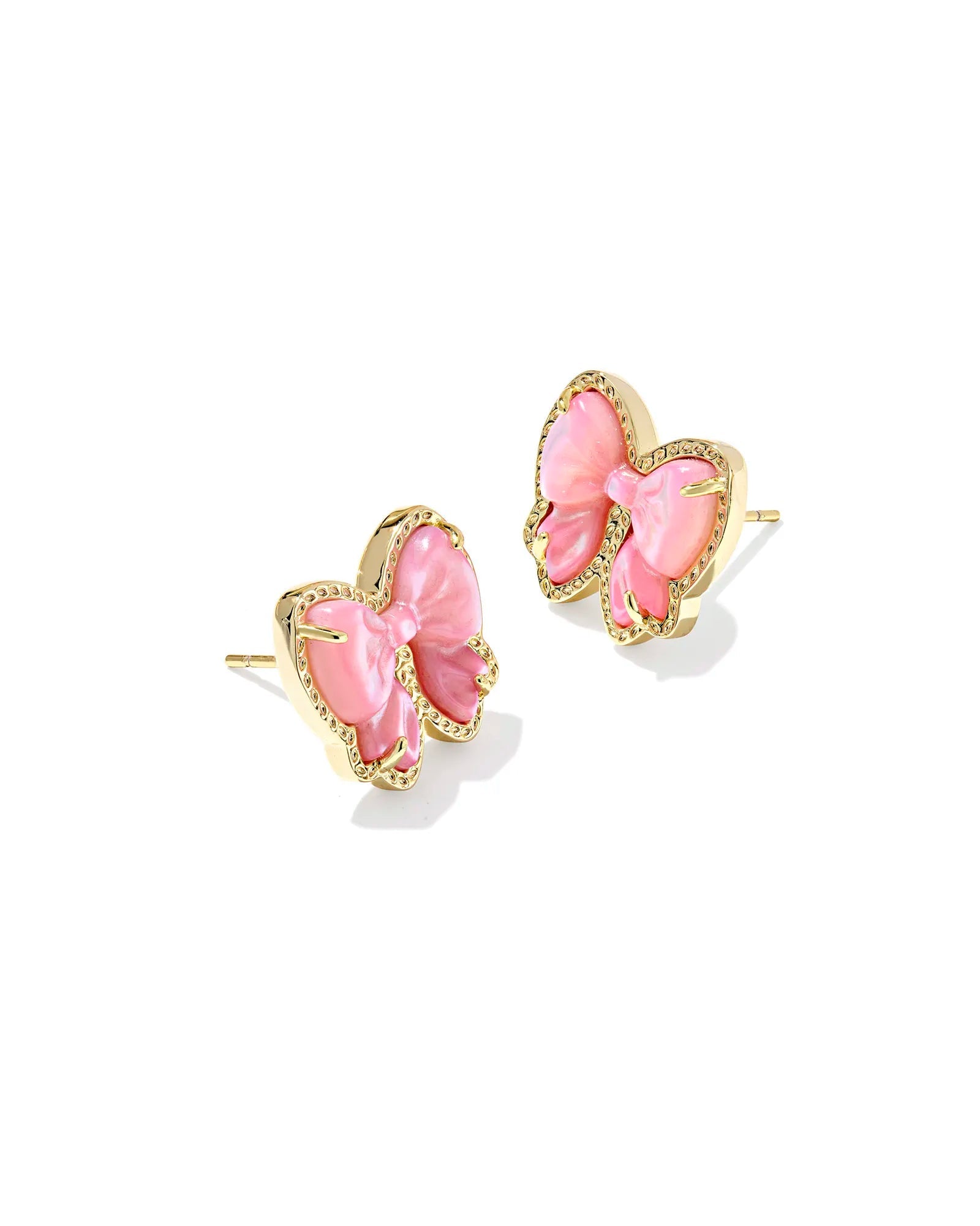 KS Haley Bow Stud Gold - Southern Soule Designs