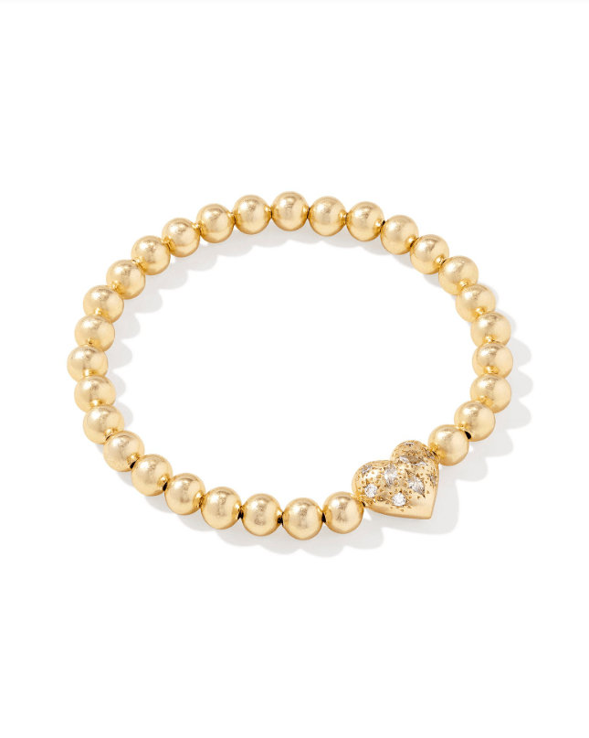 KS Holland Heart Stretch Bracelet - Southern Soule Designs